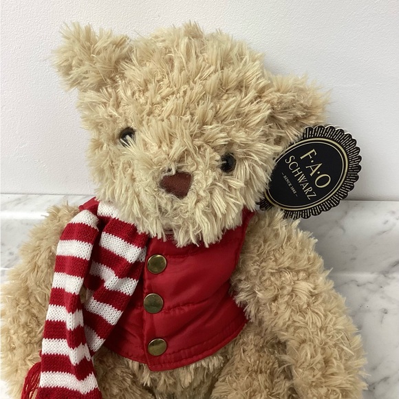 F. A. O. Schwarz 17” Anniversary Bear. - Picture 2 of 5